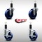 Service Caster 4'' SS Solid Poly Wheel Swivel 1-1/4'' Expanding Stem Caster Set 2 Brakes, 4PK SCC-SSEX20S414-SPUS-2-TLB-2-114 - alternate 2